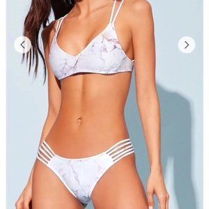 Forever 21 Marble bathing suit set